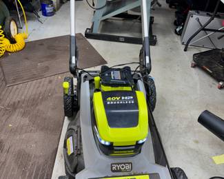 Ryobi 40V Brushless, self propelled, electric lawn mower, AWD