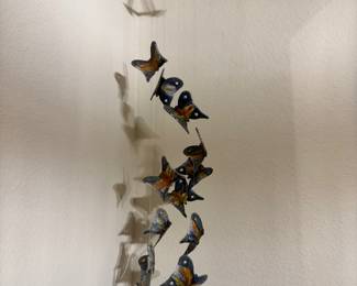 Ceramic Butterfly hanging decor
