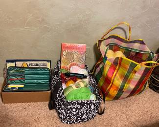 CROCHET YARN & NEEDLES