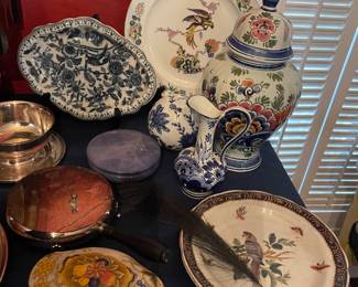 DELFT HANDPAINTED GINGER JAR