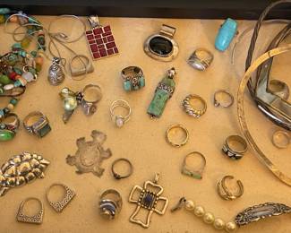 VINTAGE STERLING SILVER JEWELRY