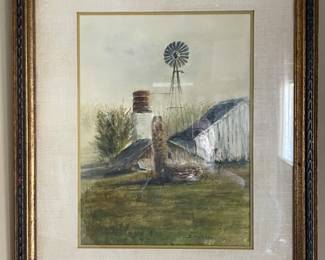 SIGNED CUSTOM FRAMED ART