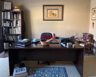 OFFICE DESK & OFFICE SUPPLIES, GENUINE EEL SKIN SATCHEL, CASH REGISTER