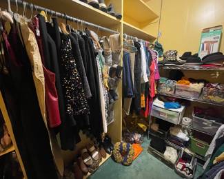 WOMEN’S CLOTHING, SHOES, SCARVES, HATS