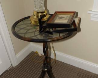 Circular Glass Top Table
