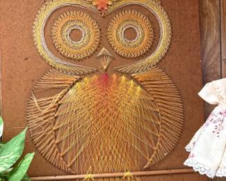 . . . vintage string art