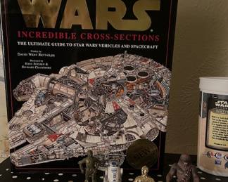 STAR WARS items - some open, some new in box - all so cool!