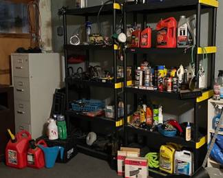 More car supplies, yard items, hand tools, gas tanks, etc. 