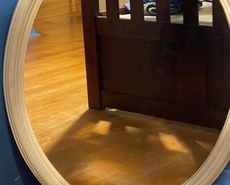 Large oval mirror