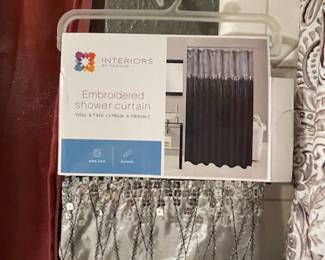 New shower curtain