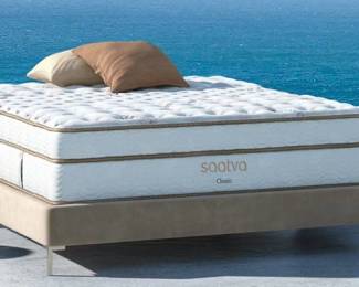 Saatva Classic 14.5 Inch Soft Plush Hybrid Queen Mattress, Retail: $2095