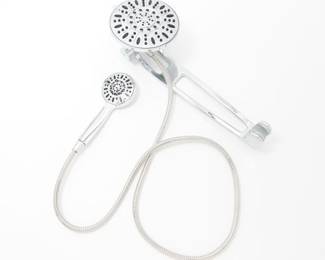 TotalSpa Hybrid Rainfall Showerhead with Adjustable Arm, Chrome