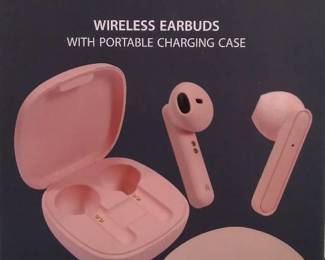 Xtreme Time Tech Wireless Earbuds, Pink, 2 Pack