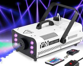 Vangoa Fog Machine 1500 Watt with 6 LED Lights