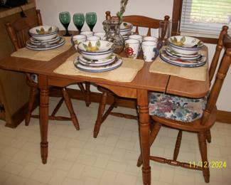 Vintage Drop Leaf Dining Set