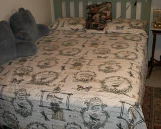 Queen Bed w/ Mattress and Box Springs