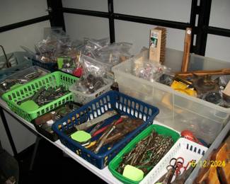 Assorted Hand Tools and Hardware
