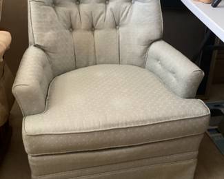 Woodmark upholstered swivel rocker