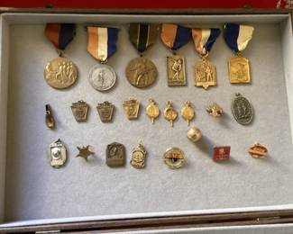 1950s sports award medals