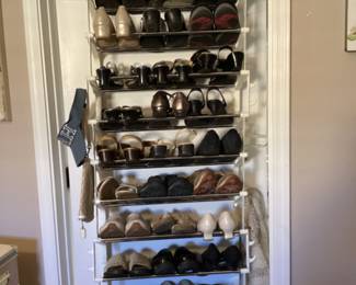 Large ladies shoe collection