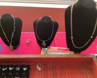 Find sterling silver necklaces