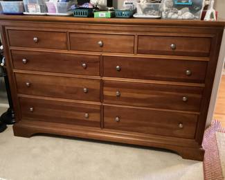Nine drawer Stanley dresser