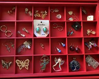 Tons of earrings