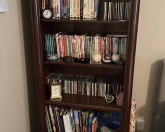 Mahogany bookshelf