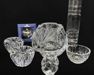  005 Tiffany Co., Steuben, Waterford, Swarovski Crystal,  More