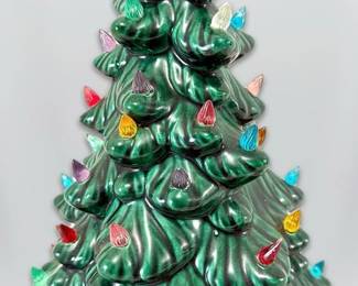  007 Ceramic Christmas Tree No Base  
