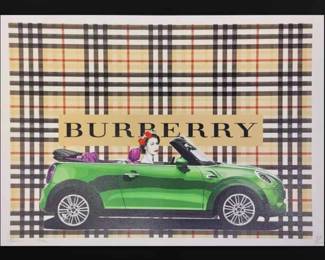 Death NYC Signed Numbered Print, Dated  Stamped w COA  Burberry  Queen Elizabeth