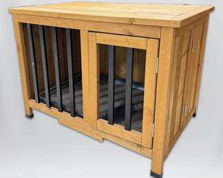 Collapsible Wood Pet Crate