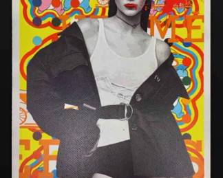 Death NYC Signed Numbered Print, Dated  Stamped w COA  Kendall Jenner  Chip n Dale