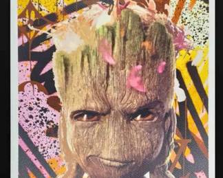 Death NYC Signed Numbered Print, Dated  Stamped w COA  Groot  Graffiti