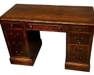 Vintage Double Pedestal Desk 