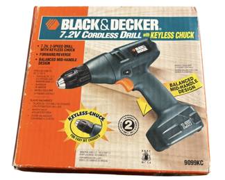 Black Decker Cordless Drill 