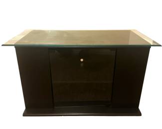 Glass Top Entertainment Center 