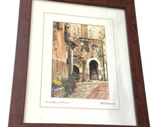 Signed Martin Roberts Framed Print 