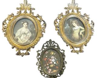 Ornate Vintage Picture Frames 