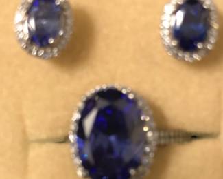 3pc. Tanzinite set