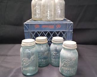 Old canning jars 