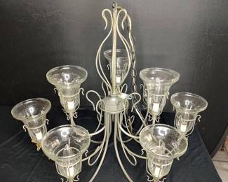 Glass Shade Chandelier