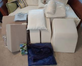 Orthopedic Foam Wedges, Oueen Air Mattress