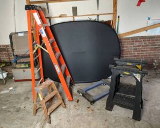 Ladder, Saw Horses and More