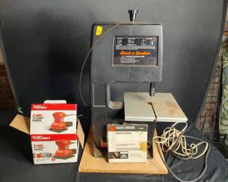 Band Saw and Hand Sander
