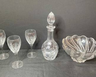 Decorative Glass Bowl, Wine Decanter