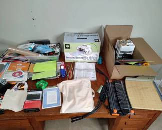 Cricut Electronic Cutter and Office Supplies