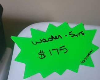 5YRS OLD WASHER $175