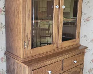 OAK HUTCH $75