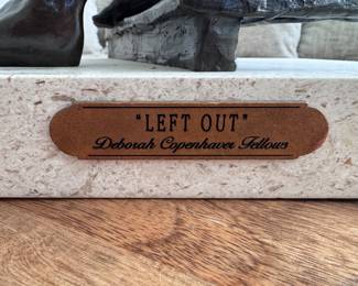 Left Out Bronze by Deborah Copenhaver Fellows
